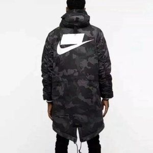 nike sportswear camo jacket